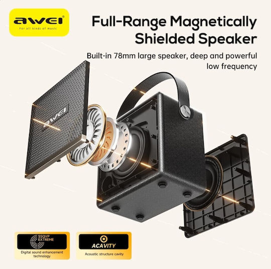 Awei KA30 Ηχείο Bluetooth 10W Μαύρο