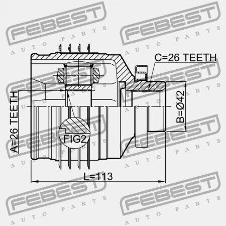 Rechte Innenstange Hyundai Sonata 02 2002 Gen 49501-26560