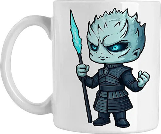 King Κούπα Κεραμική Μαύρη 330ml (Προσωποποιημένο)