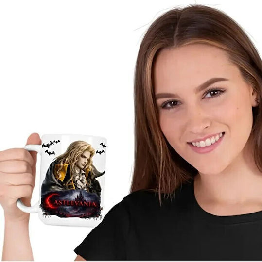 Дракула Керамична Чаша Кафява 330ml (Персонализирано)