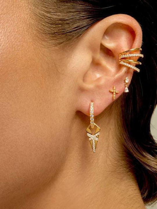 Mya Bay Mini Chennai Earrings Gold Bo-393 Mya Bay Mini Chennai Earrings Gold Bo-393