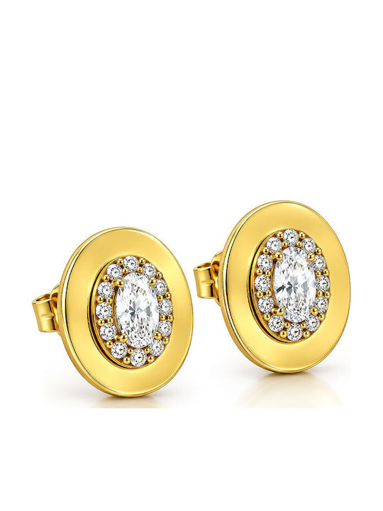Gold Earrings 9K Zircon Ear_5865