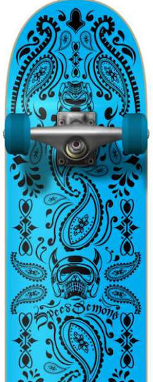 Speed Demons Skate Bandana 8,5" Komplett-Kurzboard Schwarz