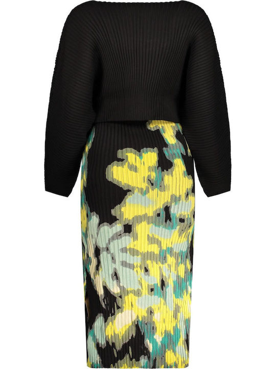 Rochie Midi Mustard