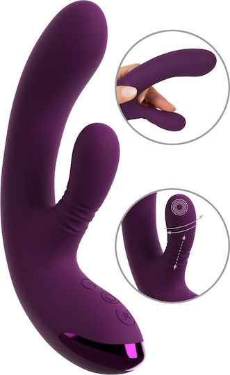 Javida Mini Δονητής Rabbit με Απομακρυσμένο Έλεγχο 10.5cm Λιλά