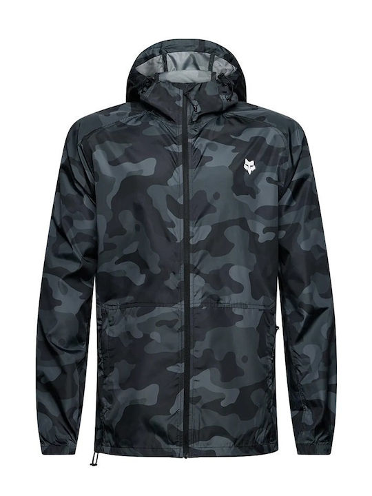 Camo Wasserdicht Und Winddicht Herren Jacken Schwarz Camo
