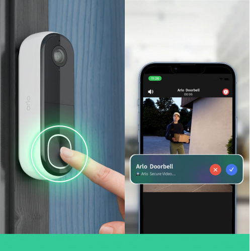 Arlo Kit Videointerfon Fără Fir Alb