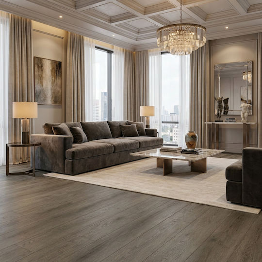 Self-adhesive Vinyl Panels 5 M² Dark Brown Plank Parquet Waterproof