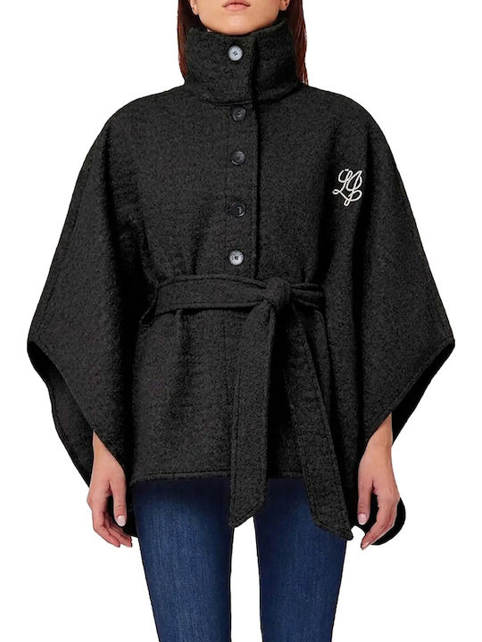 Women's Poncho Black