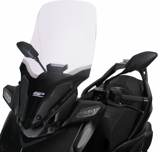 Gpk Yamaha X-MAX 250 300 2024-2026 40 cm Transparent Windscreen