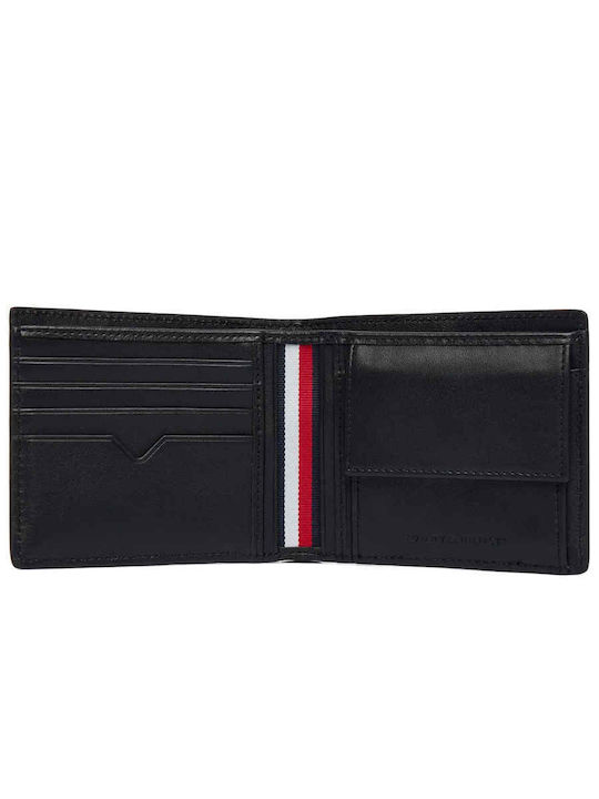 Schwarze Herren-Lederbrieftasche