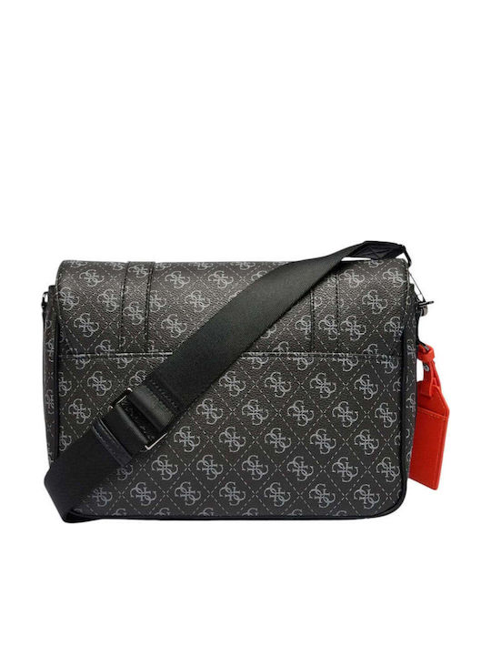 Milano Men's Messenger Bag Black