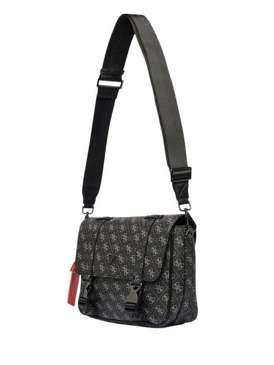 Milano Men's Messenger Bag Black