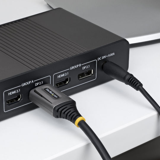 StarTech Καλώδιο DisplayPort male - DisplayPort male 2m Μαύρο