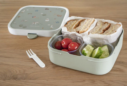 Mepal Plastic Kids' Food Container 1.3 Litre Pink 18.2 x 18.4 x 6.1 cm