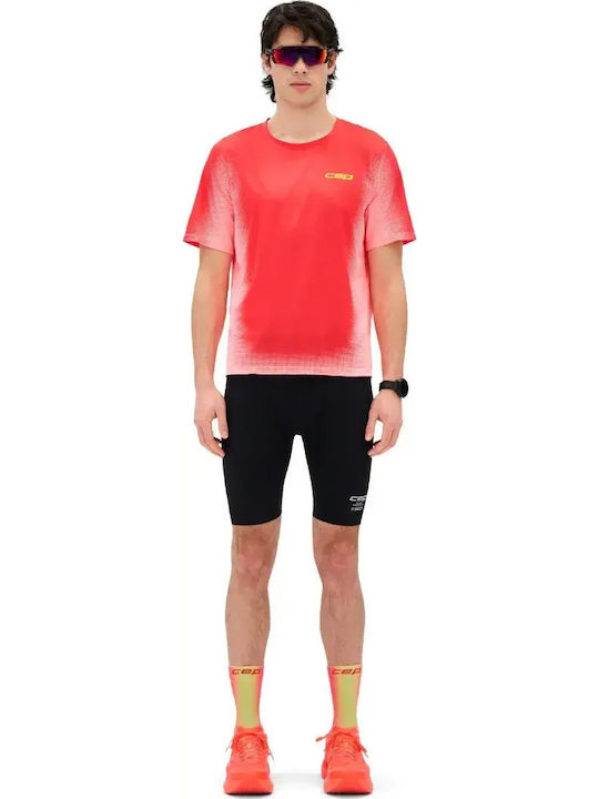 Tricou Sport Neon Coral/Fade