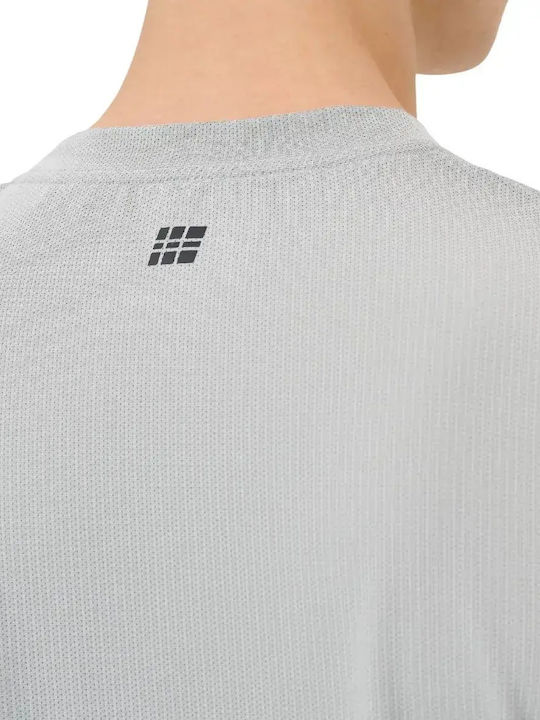 Sport-T-Shirt Hellgrau