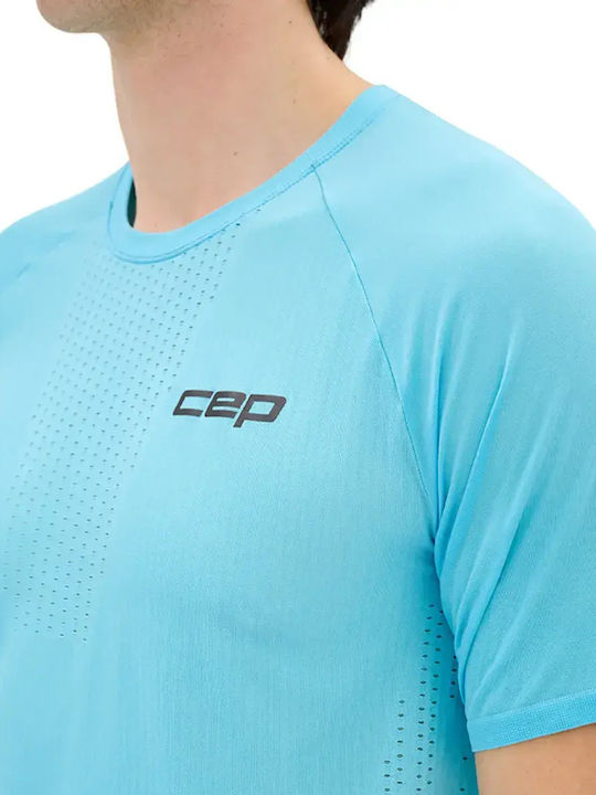 Tricou sport albastru deschis Light Blue