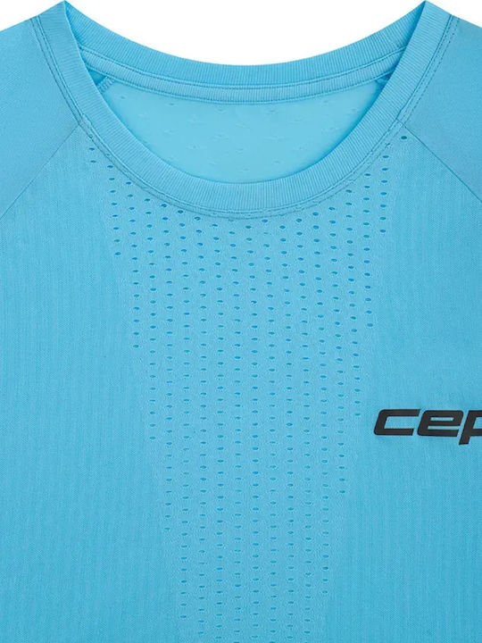 Tricou sport albastru deschis Light Blue