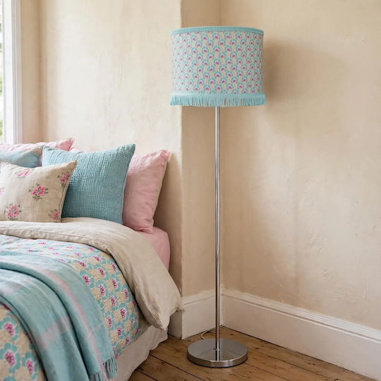 Oxygen Soft Green Floor Lamp with E27 Lamp Holder Soft Green