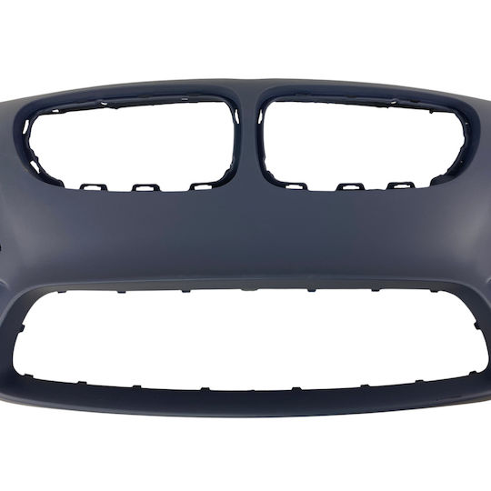 Front Bumper BMW F10/F11 2011-2014 M5 Design Without Parktronic Sensor or Washer Openings Splash Guards