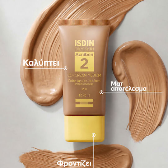 Acniben CC Ενυδατική Κρέμα Προσώπου Ημέρας με SPF30 κατά των Ατελειών 40ml