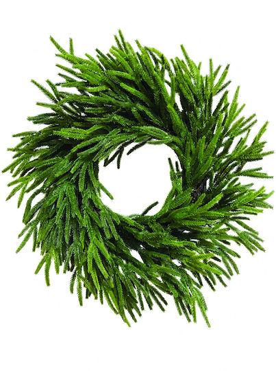 Lianos Christmas Decorative Wreath with a Diameter of 74 cm Green Lianos Christmas Decorative Wreath with a Diameter of 74 cm Green