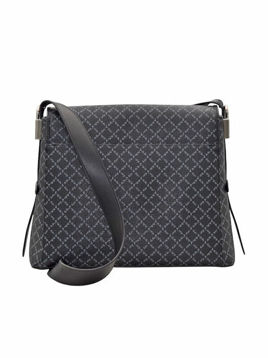 Knitted Black Women's Messenger Bag