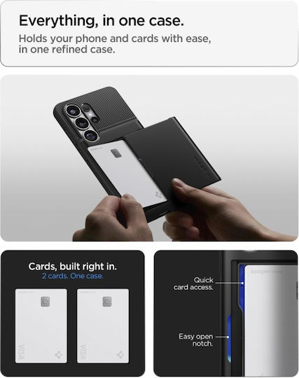 Handyhülle Samsung Galaxy S26 Ultra Spigen Slim Armor Cs Schwarz