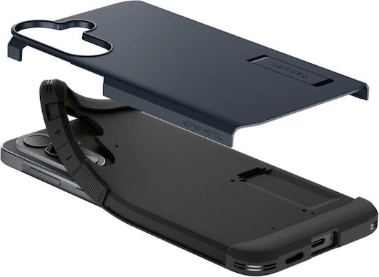 Husă pentru Samsung Galaxy A57 5G, Rezistentă la Șocuri, Spigen Tough Armor, Albastră