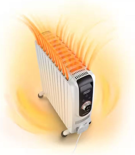 De'Longhi Καλοριφέρ Λαδιού με 10 Φέτες 2500W