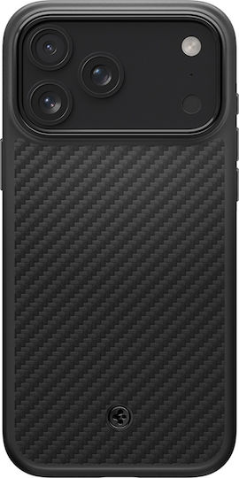 Husă Spigen Enzo Aramid T cu MagSafe pentru iPhone 18 Pro Max/iPhone 17 Pro Max, Neagră
