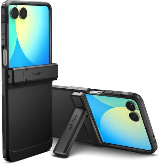 Case Samsung Galaxy Z Flip7 Shockproof Spigen Tough Armor Pro Magsafe Black
