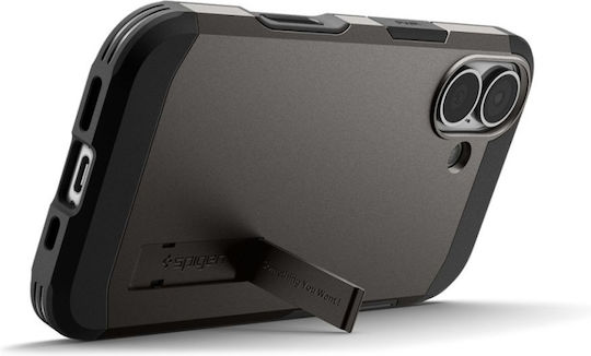 Удароустойчив Калъф за iPhone 17 Spigen Tough Armor T Magsafe Сив Moboid