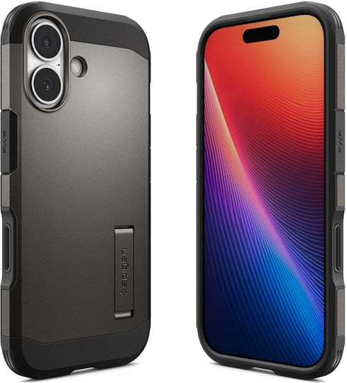 Удароустойчив Калъф за iPhone 17 Spigen Tough Armor T Magsafe Сив Moboid