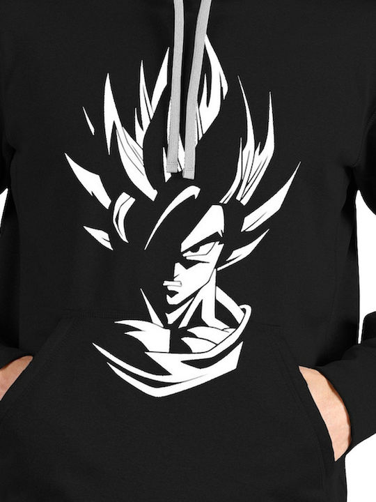 Tstudio Суитшърт с качулка Dragon Ball Черен