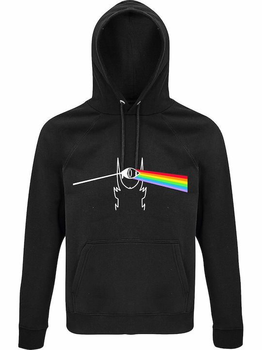 Tstudio Суитшърт с качулка Pink Floyd Dark Side Moon Черен