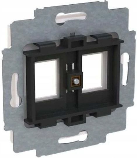 Abb Zoni Einzelne RJ45-Netzwerksteckdose in Weiß
