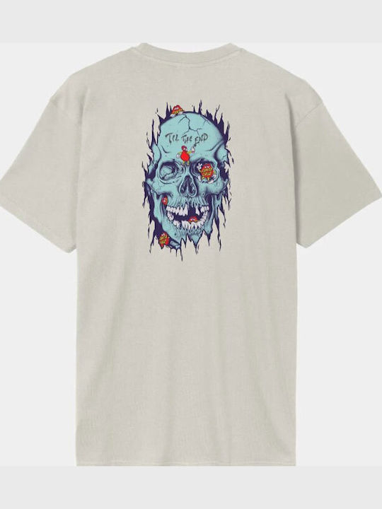Santa Cruz Dot Dudes T-shirt Warm Grey SCA-TEE-13986