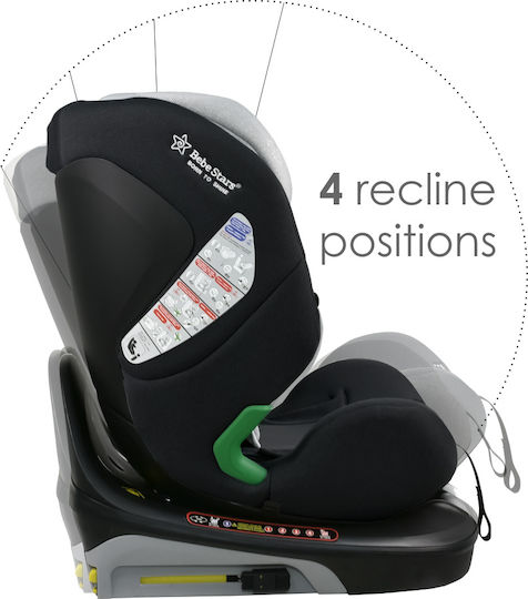 Bebe Stars Nobile Καθισματάκι Αυτοκινήτου i-Size με Isofix Μαύρο 0-36 kg
