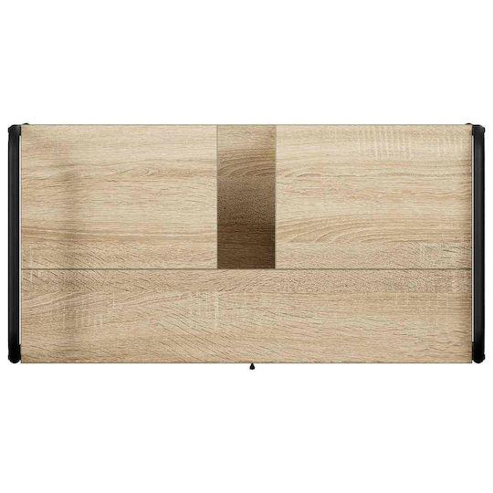 vidaXL Bathroom Vanity Unit Without Sink with Mirror W40xD36xH200.5cm Sonoma Oak