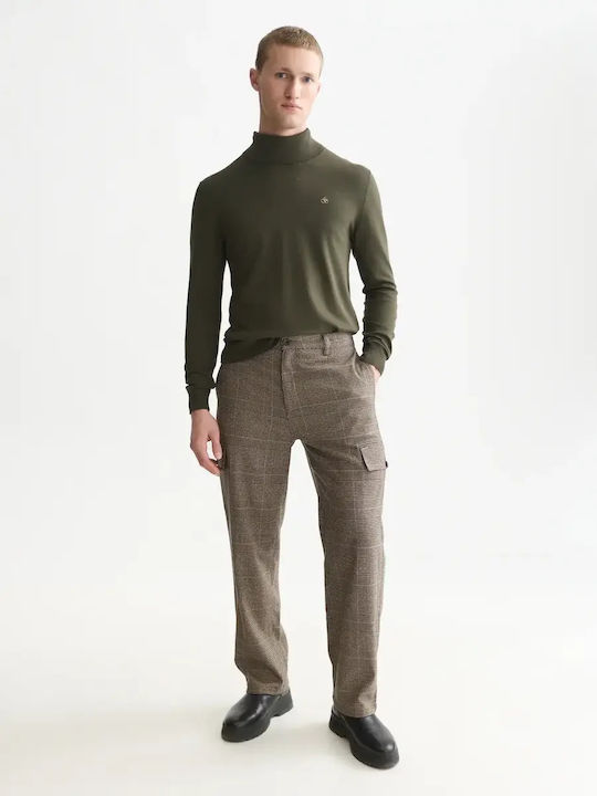 Khakifarbener Pullover