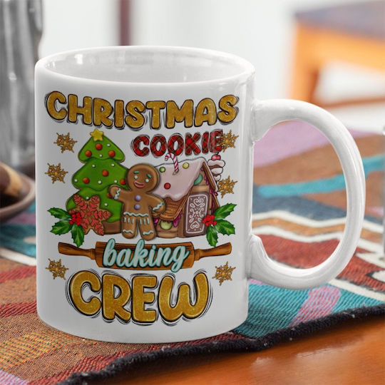 Koupakoupa Weihnachtlicher Keramikbecher Braun 330 ml