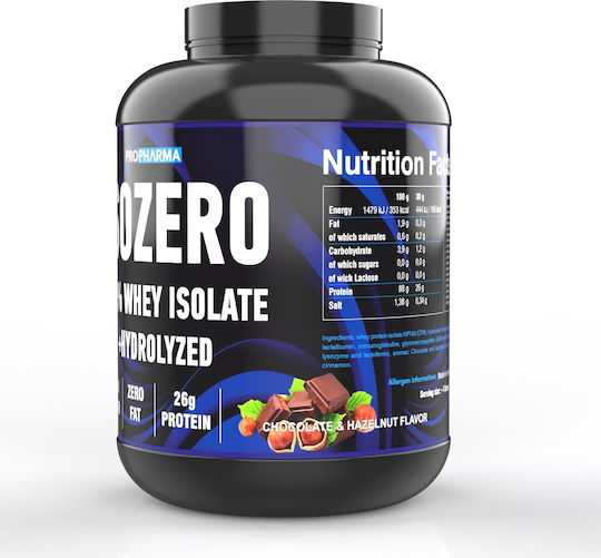Isozero 100% Whey Protein with Chocolate Hazelnut Flavor 2kg