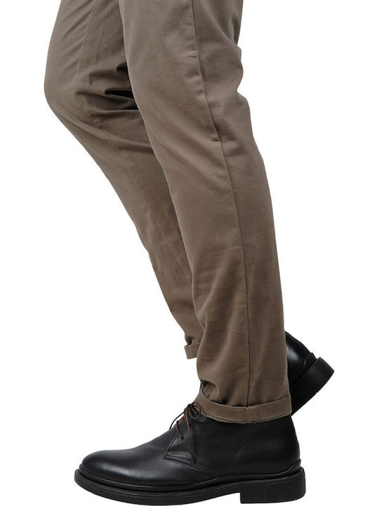 Men's Beige Chino Trousers