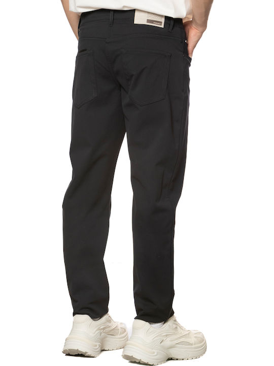 Ανδρικό Παντελόνι Regular Fit Μαύρο