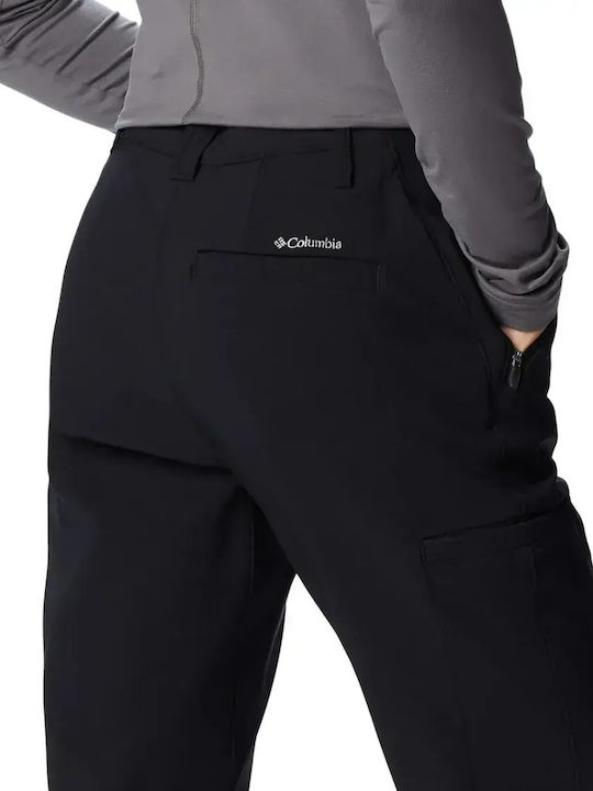 Pantaloni de Damă din Material Textil Black