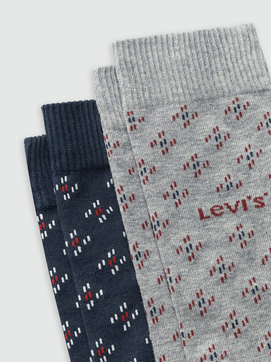 Levi's Ανδρικές Κάλτσες Blue-grey 2Pack