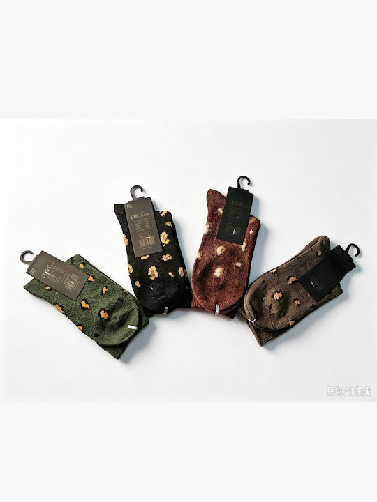 Coco&Hana Γυναικείες Κάλτσες Πολύχρωμες 4Pack