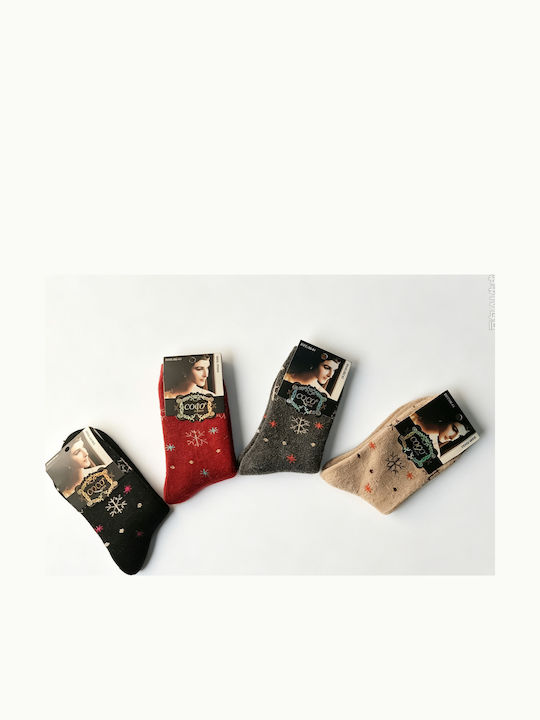 Coco&Hana Γυναικείες Κάλτσες Πολύχρωμες 4Pack